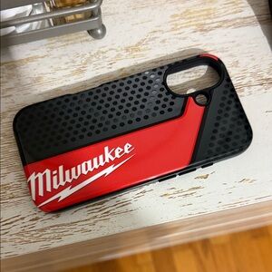 Milwaukee Red and Black Phone Case
